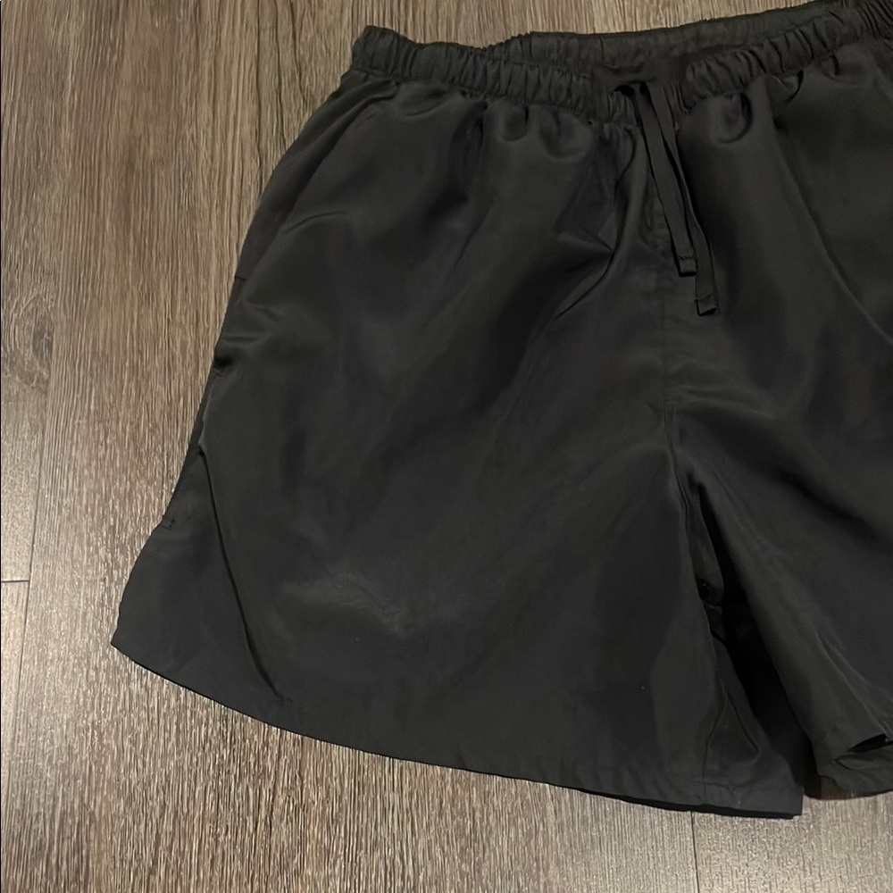 Nike Black Lined Athletic/Run Shorts Moisture-Wicking Lightweight - Men’s Medium - Picture 3 of 9